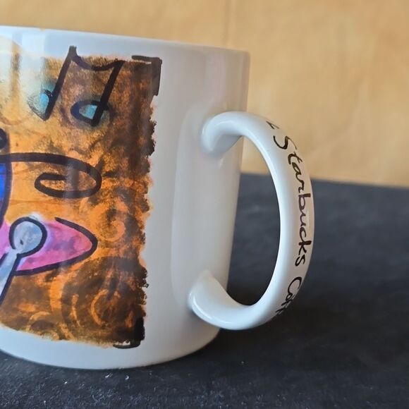 VTG Starbucks 1998 Coffee Break Essentials Mug – Eclectic Jumbo Ceramic Cup - Picture 11 of 13
